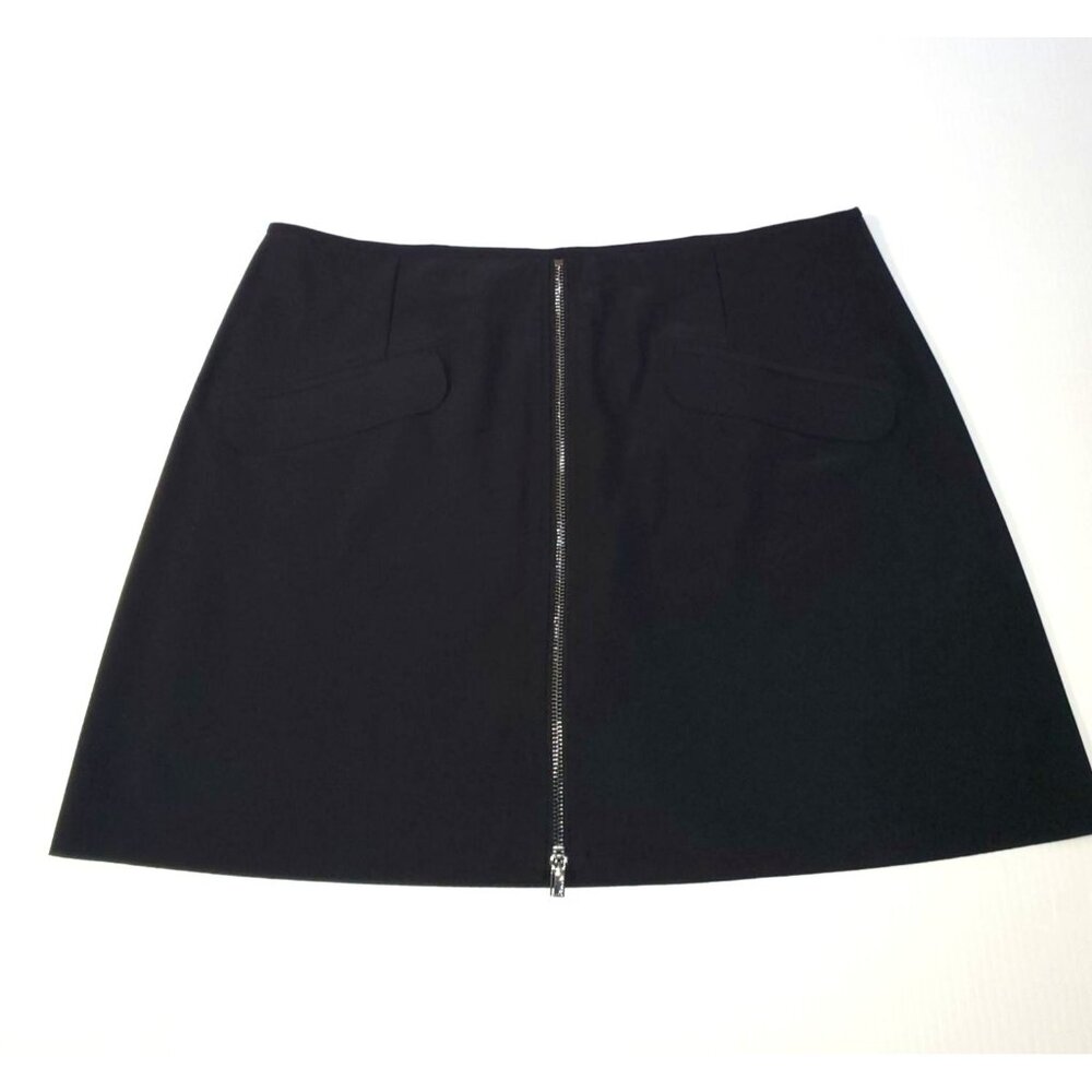 NWOT Athleta Women's Stellar Skort Black Skirt Zipper Size Large 1292 - Picture 2 of 12